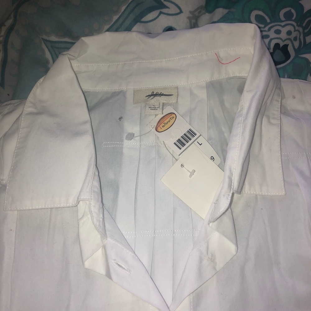 Talbots white blouse